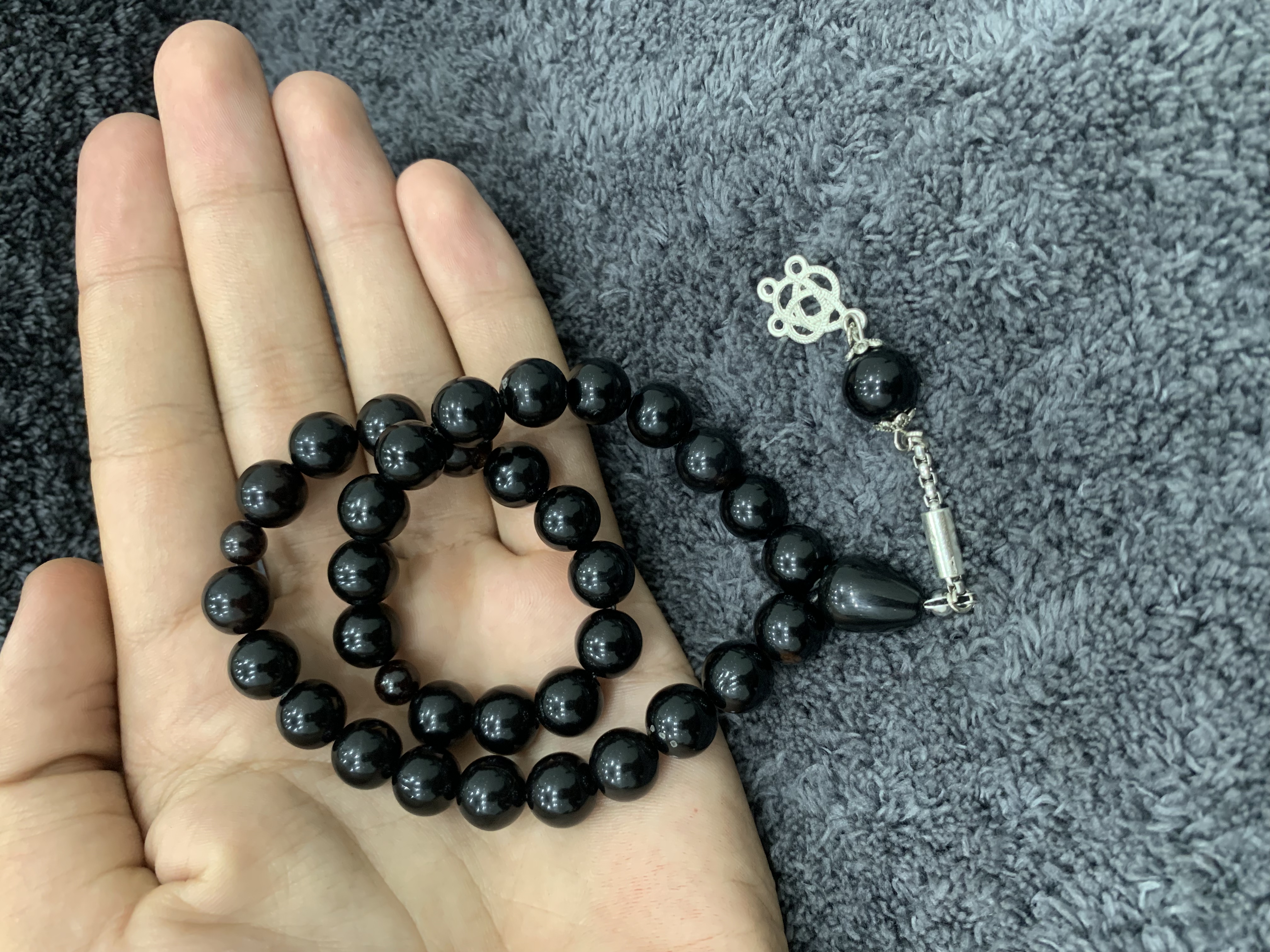Jet Black Onyx Tasbeeh
