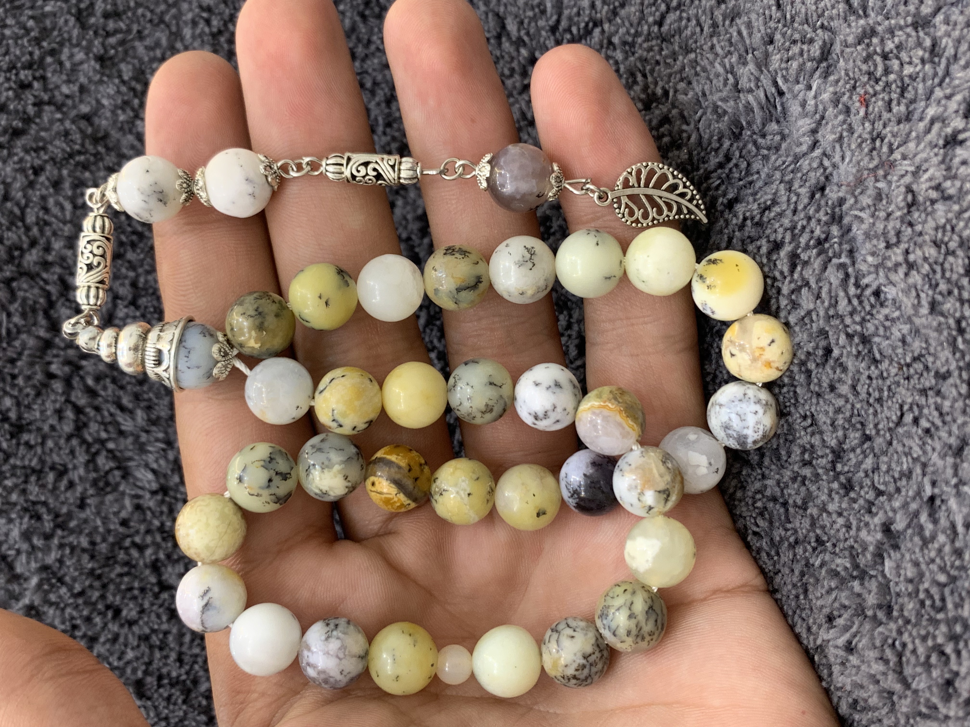 Dendritic Opal Tasbeeh