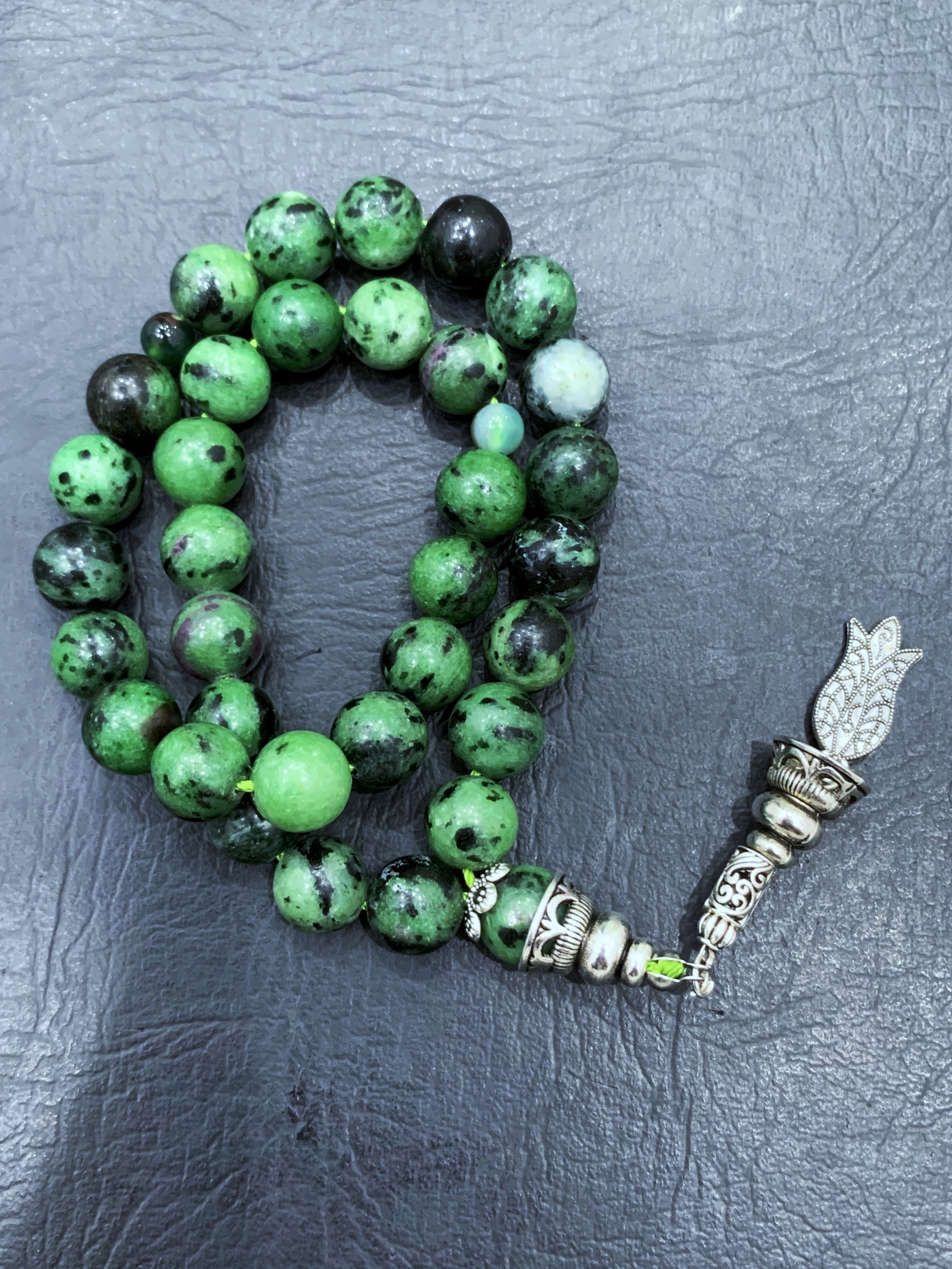 Ruby Zoisite Tasbeeh