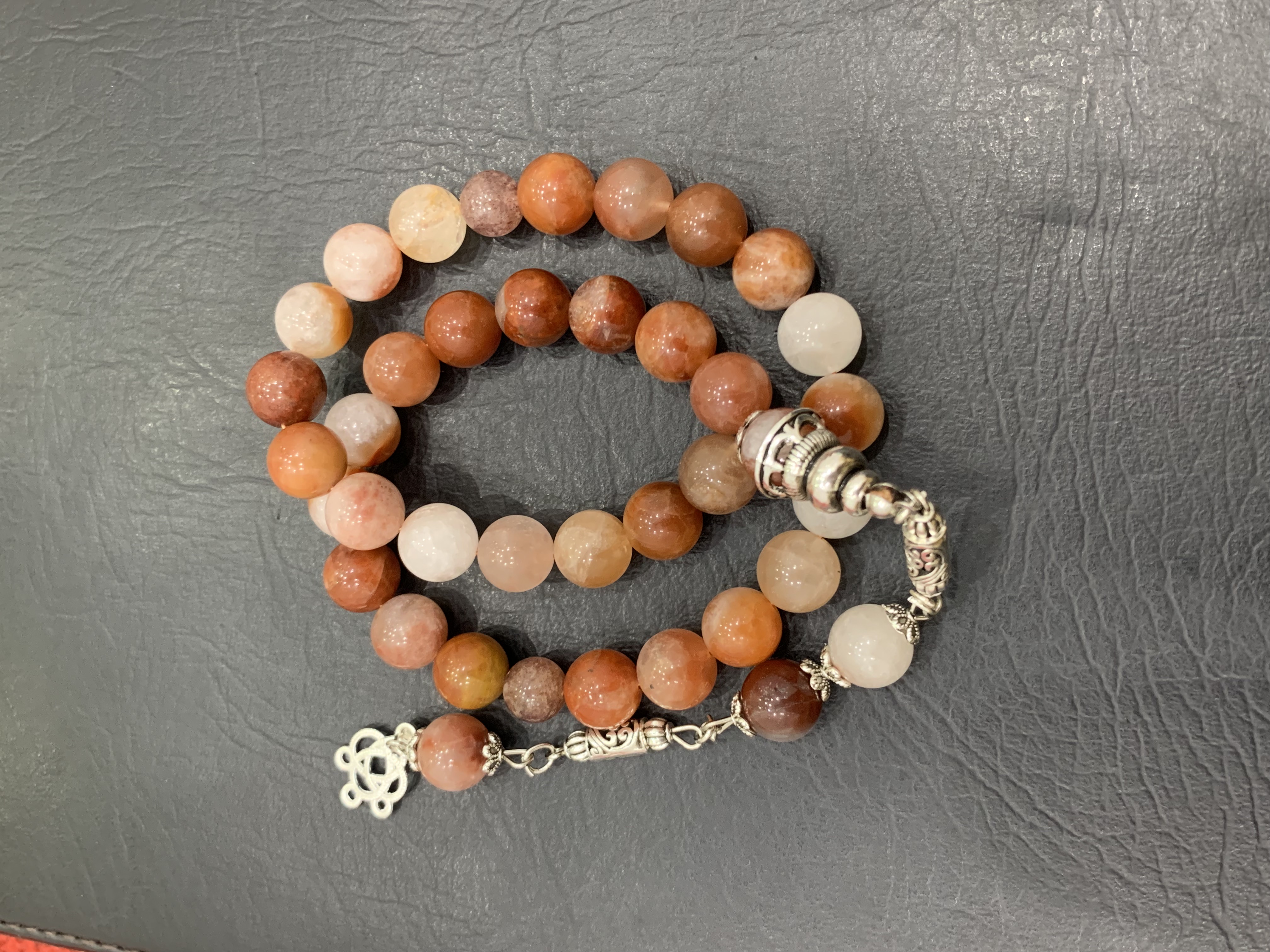 Peach Moonstone Tasbeeh